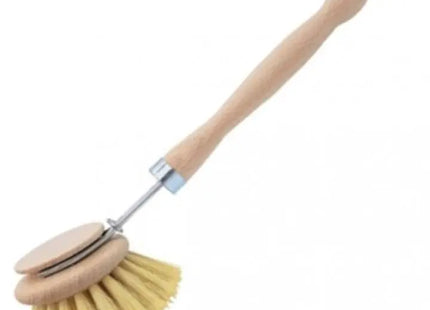 Holz Spülbürste, 24x4 cm, mit 14 cm langem Griff, Robust und Effizient TK Gruppe® Grosshandel 