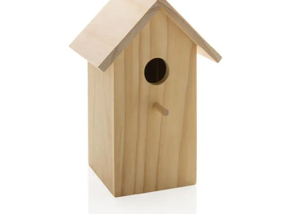 Holz-Vogelhaus in Natürlichem Braun - Klassisch & Langlebig TK Gruppe® Grosshandel 