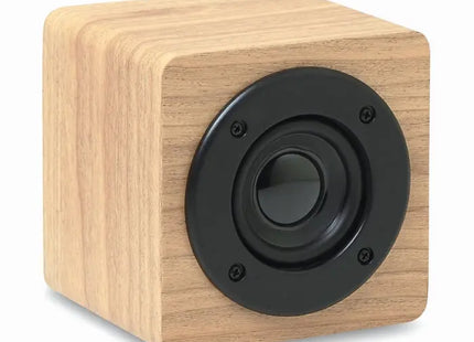 Holz Wireless Lautsprecher SONICONE - Kabelloser Bluetooth Speaker, Natur Holzdesign, 2x5W TK Gruppe® Grosshandel 