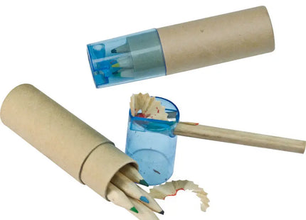 Holzbuntstifte Becky - Blau - Hochwertige Farbstifte für kreatives Zeichnen und Malen TK Gruppe® Grosshandel 