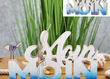 Hölzerner Buchstaben-Gruss, ca. 24cm Länge TK Gruppe® Grosshandel 