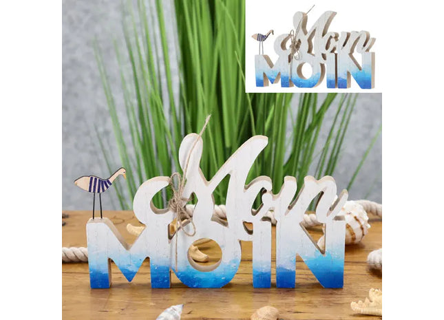 Hölzerner Buchstaben-Gruss, ca. 24cm Länge TK Gruppe® Grosshandel 