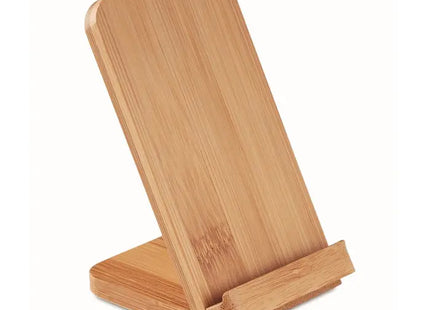 Holzernes, Drahtloses Bambus-Ladegerät WIRESTAND - Ökologisch & Stilvoll TK Gruppe® Grosshandel 