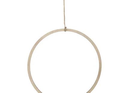 Holzring zum Hängen, DIY, groß, ca. 29 cm Durchmesser – Vielseitig, natürlich, handwerklich TK Gruppe® Grosshandel 