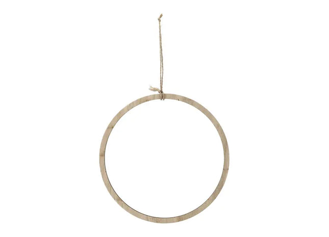 Holzring zum Hängen, DIY, mittel, ca. 24 cm Durchmesser – Vielseitig, kreativ, natürlich TK Gruppe® Grosshandel 