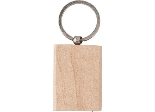 Holzschlüsselanhänger Shania - Braun - Natürlich & Stilvoll TK Gruppe® Grosshandel 