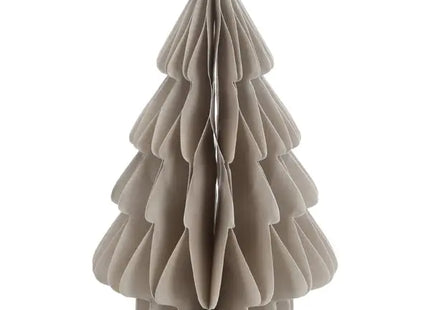 Honeycomb Weihnachtsbaum Grau, Freistehend, Klein, 20cm TK Gruppe® Grosshandel 