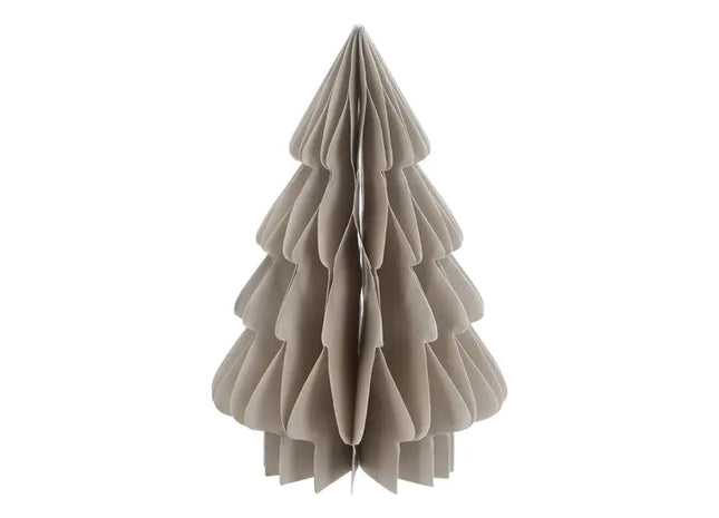 Honeycomb Weihnachtsbaum Grau, Freistehend, Klein, 20cm TK Gruppe® Grosshandel 