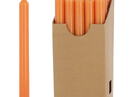 Honigfarbene Stabkerzen, 22cm, 20er Set im Display - Gemütliche Lichtstimmung TK Gruppe® Grosshandel 