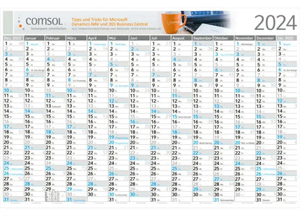 Horizont L, Sonn- und Feiertage Blau mit 4C-Druck - Hellgrau & Blau - Hochwertige Werbedrucke TK Gruppe® Grosshandel 