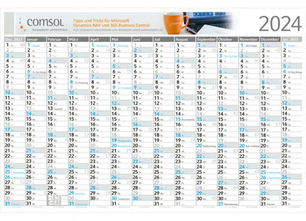 Horizont M, Sonn- und Feiertage Blau mit 4C-Druck - Hellgrau & Blau - Premium Werbedrucke TK Gruppe® Grosshandel 