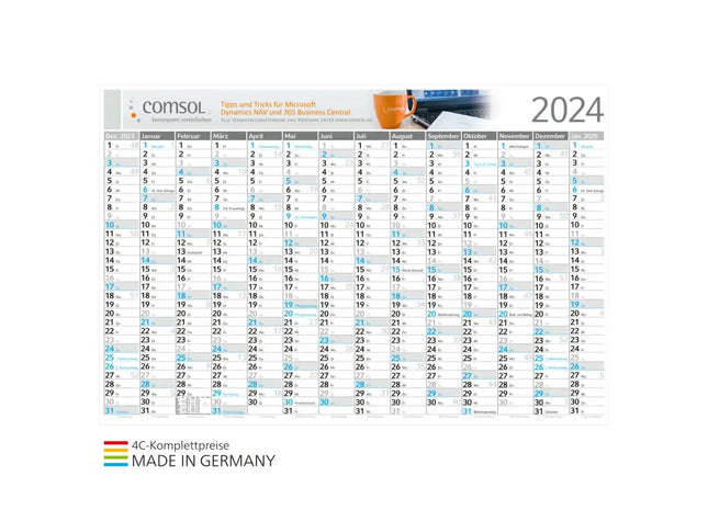 Horizont X.Press L mit 4C-Druck - Hellgrau und Blau - Premium Präsentationsmappe TK Gruppe® Grosshandel 
