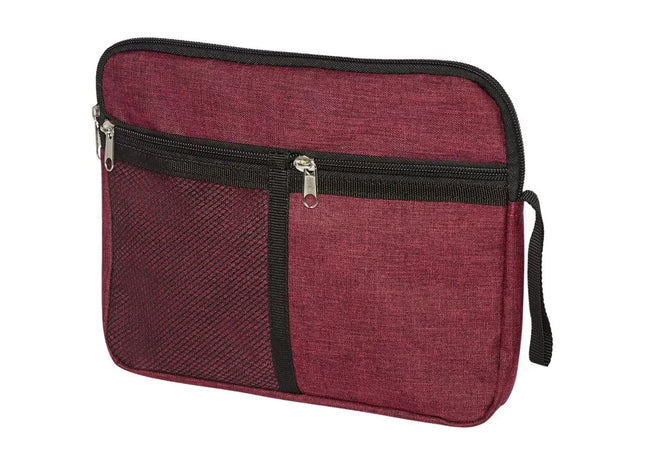 Hoss Kosmetiktasche in Heather Dunkelrot - Modisch & Kompakt, 100 Zeichen TK Gruppe® Grosshandel 