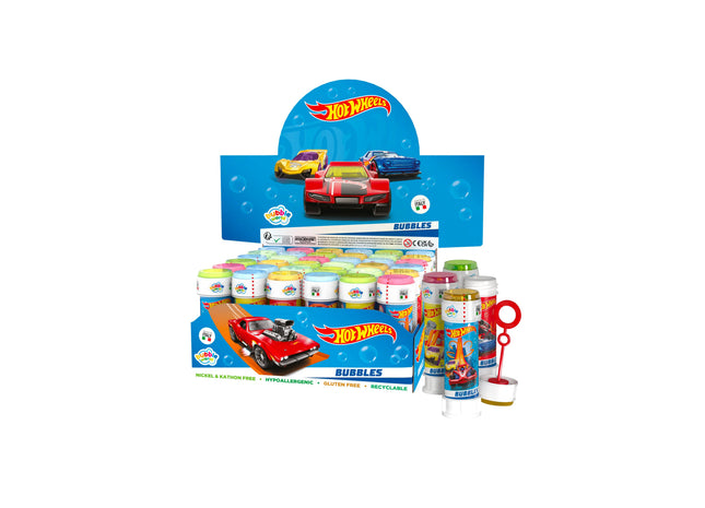 Hot Wheels Bubble Tubs 60 ml mit Puzzle-Labyrinth-Spielzeug, Seifenblasen-Set für Kinder TK Gruppe® Grosshandel 