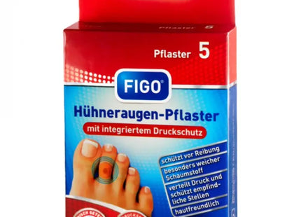 Hühneraugenpflaster 5er-Pack - Spezialverbände für effektive Druckentlastung TK Gruppe® Grosshandel 