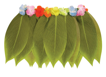 Hula-Rock Für Erwachsene Mit Blumenmuster, 80 cm Breite x 38 cm Länge - Hawaiirock Für Kostüme TK Gruppe® Grosshandel 