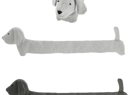 Hund Zugluftstopper, 2er Set, Türdichtung, Länge 85cm TK Gruppe® Grosshandel 