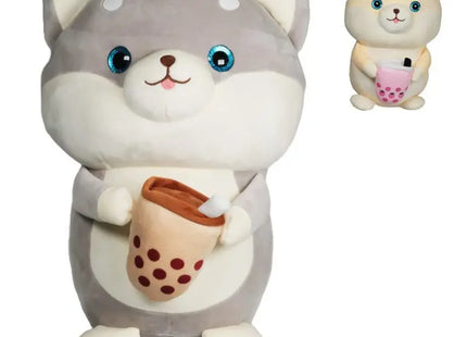 Hund mit Bubble Tea "Poppi", 20 cm TK Gruppe® Grosshandel 