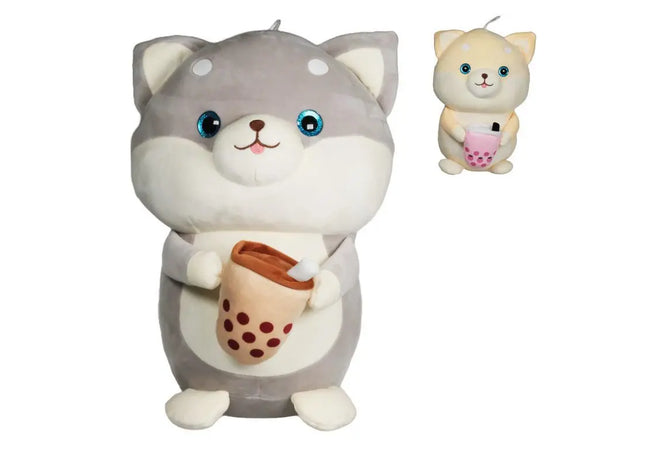 Hund mit Bubble Tea "Poppi", 30 cm TK Gruppe® Grosshandel 