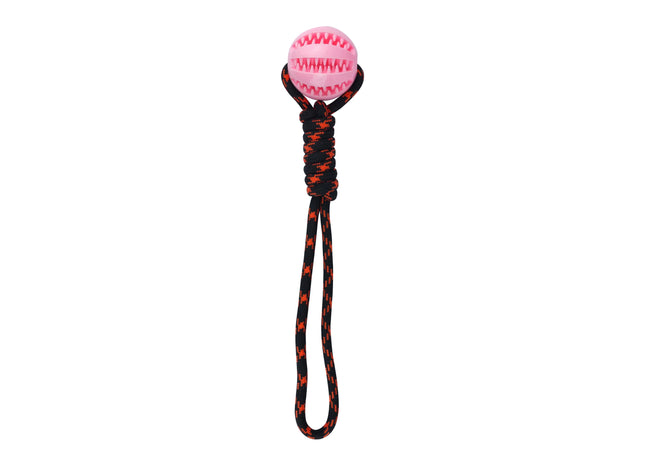 Hundeseil 32 cm mit Ball 7 cm – langlebiges Spielseil für Zerrspiele mit Hunden TK Gruppe® Grosshandel 