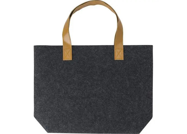 Hunter rPET-Filz Shopper - Urbanes Grau TK Gruppe® Grosshandel 