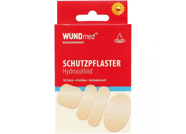 Hydrocolloid Bandage Strips: 10 Pieces, 4 Sizes - Adhesive Wound Dressings for Various Injuries TK Gruppe® Grosshandel 