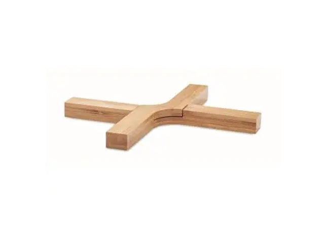 IMBA Faltbarer Topfuntersetzer aus Holz – Platzsparend & Stilvoll TK Gruppe® Grosshandel 