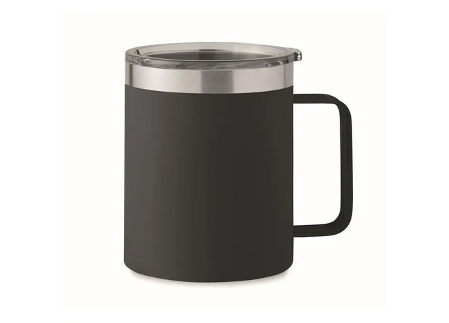 INARI Doppelwandiger Becher 300ml in Schwarz: Isoliert & Stilvoll TK Gruppe® Grosshandel 
