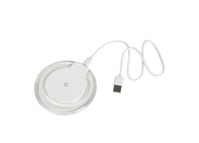 INDUCTION Transparente Kabellose Ladestation - Weiß TK Gruppe® Grosshandel 