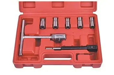 INJEKTOREN DICHTFLACHEN FRAESER SET :Hochpräzises Injektoren Dichtflächenfräser-Set - Profi Werkzeugset für präzise Kraftstoffinjektor-Wartung TK Gruppe® Grosshandel 