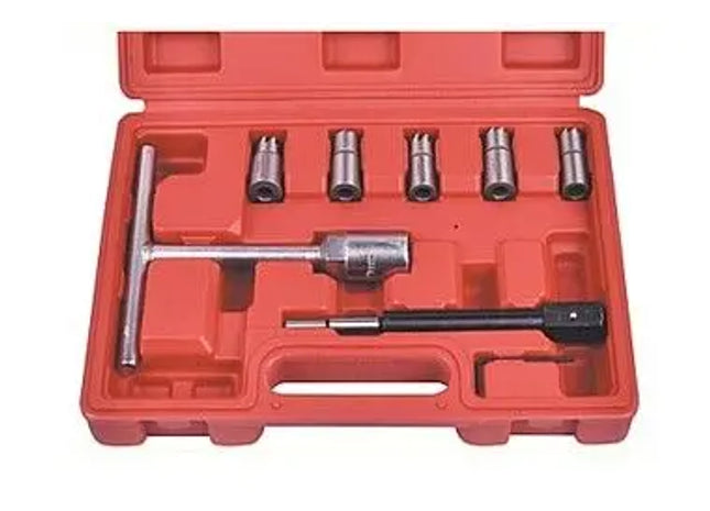INJEKTOREN DICHTFLACHEN FRAESER SET :Hochpräzises Injektoren Dichtflächenfräser-Set - Profi Werkzeugset für präzise Kraftstoffinjektor-Wartung TK Gruppe® Grosshandel 