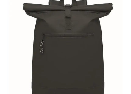 IREA Rolltop-Rucksack 600D – Stilvoll & Robust, Schwarz TK Gruppe® Grosshandel 