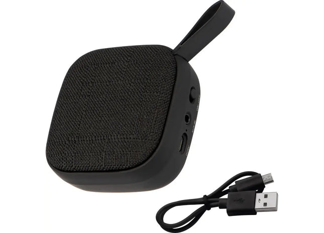 Iceland Bluetooth-Soundbox - Tiefschwarz TK Gruppe® Grosshandel 