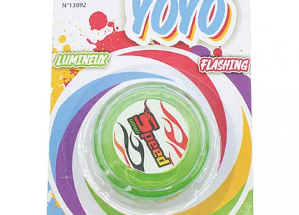 Illuminated 5.5cm Yo-Yo - Light-Up Yo-Yo Toy for Fun and Games TK Gruppe® Grosshandel 