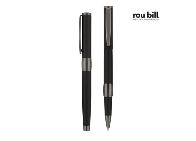 Image Black Line Rollerball in Tiefschwarz - Geschmeidig & Elegant TK Gruppe® Grosshandel 