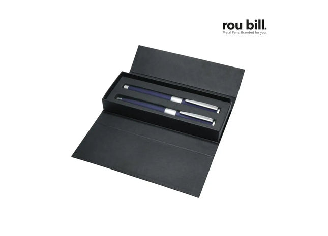 Image Chrom Set: Drehkugelschreiber & Rollerball - Silberglanz TK Gruppe® Grosshandel 