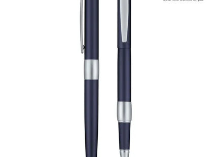 Image Chrome Rollerball - Blau Stilvoller Stift für flüssiges und präzises Schreiben TK Gruppe® Grosshandel 