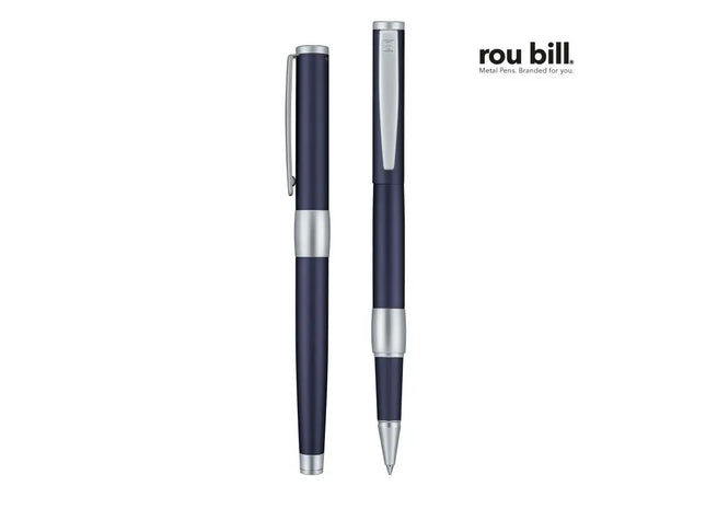 Image Chrome Rollerball Stift in Blau: Eleganz & Präzises Schreiben TK Gruppe® Grosshandel 