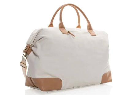 Impact AWARE™ 16 oz. rCanvas große Wochenendtasche, Off White, Stilvoll und Nachhaltig für Kurztrips TK Gruppe® Grosshandel 