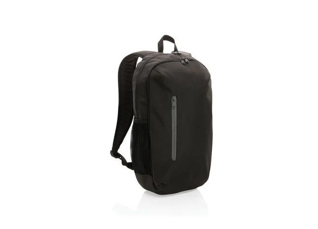 Impact AWARE™ 300D RPET Casual-Rucksack – Schwarz-Grau Mix TK Gruppe® Grosshandel 