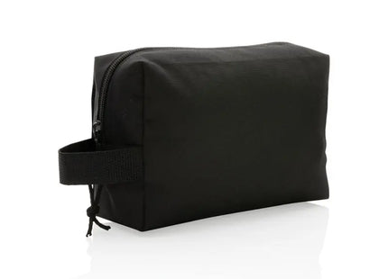 Impact AWARE™ Basic RPET Kulturtasche in Schwarz - Umweltbewusst, 100 Zeichen TK Gruppe® Grosshandel 
