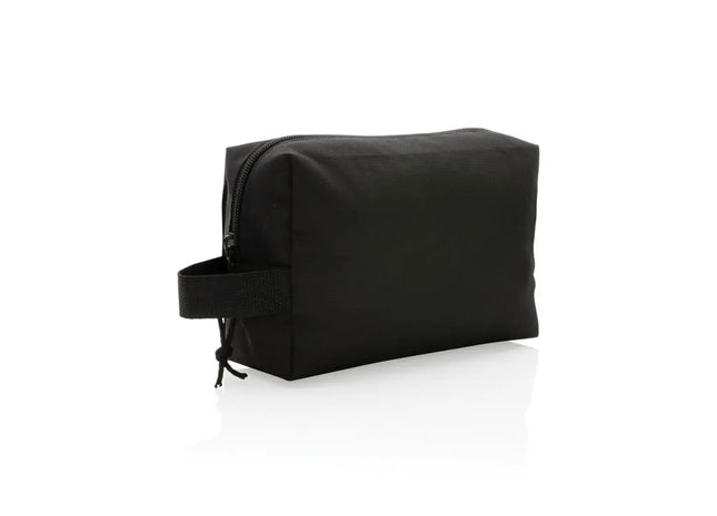 Impact AWARE™ Basic RPET Kulturtasche in Schwarz - Umweltbewusst, 100 Zeichen TK Gruppe® Grosshandel 