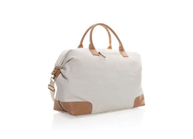 Impact AWARE™ Große Wochenendtasche, 16 oz. rCanvas, Off White TK Gruppe® Grosshandel 