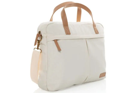 Impact AWARE™ Laptop-Tasche, 16 oz. rCanvas, Off White, Umweltfreundlich TK Gruppe® Grosshandel 