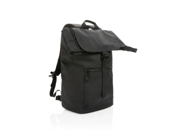 Impact AWARE™ RPET Wasserabweisender Laptop-Rucksack 15.6, Schwarz TK Gruppe® Grosshandel 