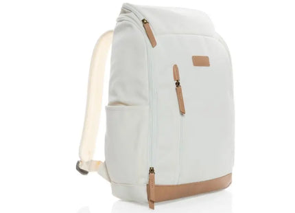Impact AWARE™ Recycelter Canvas Laptop-Rucksack 15, Off-White TK Gruppe® Grosshandel 