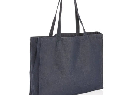 Impact AWARE™ Shopper: Impact AWARE™ Recycelter Denim Shopper - Tiefes Blau TK Gruppe® Grosshandel 