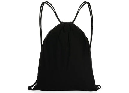 Impact AWARE™ Sportbeutel aus recycelter Baumwolle, 145g, Schwarz TK Gruppe® Grosshandel 