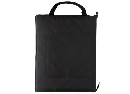 Impact Aware™ RPET faltbare, gesteppte Picknickdecke - Schwarz Nachhaltig & Komfortabel für Outdoor-Aktivitäten TK Gruppe® Grosshandel 