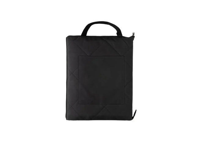 Impact Aware™ RPET gesteppte Picknickdecke, faltbar – Schwarz TK Gruppe® Grosshandel 